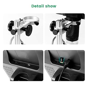AndonstarAD208コイン顕微鏡8.5インチスクリーン260XLCDラボ Amazon.com : Andonstar AD208 Coin Microscope with 8.5 Inch